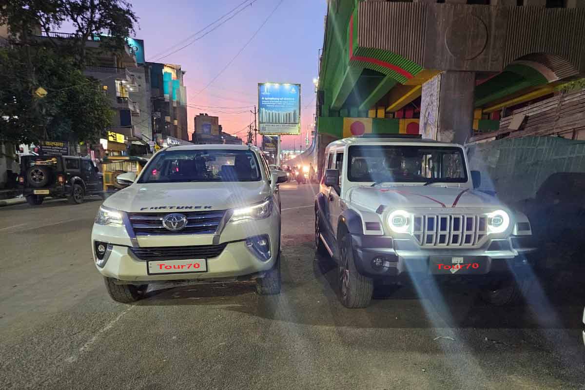 Toyota Fortuner for rent in Saran - Tour70 Luxury Car Rental