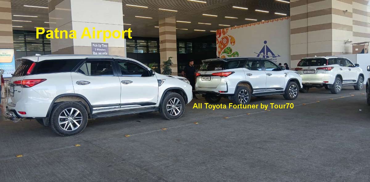all toyota fortuner at Patna Airport